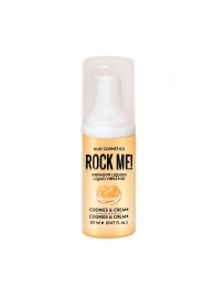 Жидкий вибратор Nuei Rock Me! с ароматом печенья и сливок - 20 мл. - Nuei cosmetics - купить с доставкой в Кемерово