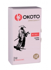 Тонкие презервативы OKOTO Ultra Thin - 12 шт. - Sitabella - купить с доставкой в Кемерово