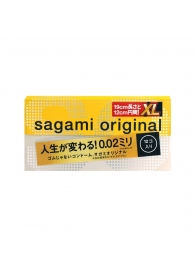 Презервативы увеличенного размера Sagami Original 0.02 XL-size - 12 шт. - Sagami - купить с доставкой в Кемерово