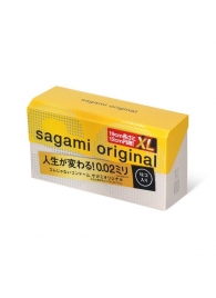 Презервативы увеличенного размера Sagami Original 0.02 XL-size - 12 шт. - Sagami - купить с доставкой в Кемерово