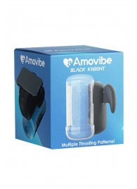 Инновационный робот-мастурбатор Black Knight с функцией пенетрации - Amovibe - в Кемерово купить с доставкой