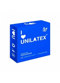 Классические презервативы Unilatex Natural Plain - 3 шт. - Unilatex - купить с доставкой в Кемерово