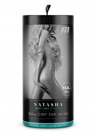 Мастурбатор-вагина с вибрацией Soft   Wet Natasha Realistic Beige Masturbator - Blush Novelties - в Кемерово купить с доставкой