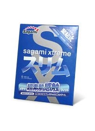 Презерватив Sagami Xtreme FEEL FIT 3D - 1 шт. - Sagami - купить с доставкой в Кемерово