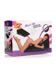 Черная подушка для секса Mount Me Inflatable Sex Position Pillow - XR Brands - купить с доставкой в Кемерово