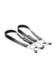 Ремни с зажимами для половых губ Spread Labia Spreader Straps with Clamps - XR Brands - купить с доставкой в Кемерово