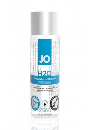 Охлаждающий лубрикант на водной основе JO Personal Lubricant H2O COOLING - 60 мл. - System JO - купить с доставкой в Кемерово