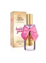 Разогревающее массажное масло Light My Fire Bubble Gum с ароматом бабл-гам - 100 мл. - Bijoux Indiscrets - купить с доставкой в Кемерово