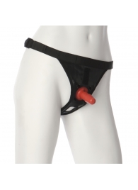 Трусики со штырьком для фиксации насадок Ultra Harness with Plug - Doc Johnson - купить с доставкой в Кемерово