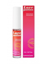 Возбуждающий блеск для губ Love Potion - 8 мл. - Love to Love - купить с доставкой в Кемерово