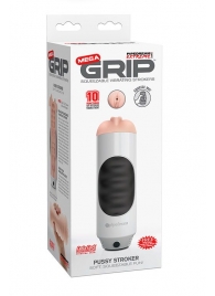 Мастурбатор-вагина Extreme Toyz Mega Grip Vibrating Stroker Mouth - Pipedream - в Кемерово купить с доставкой