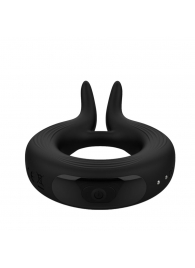 Черное эрекционное кольцо Marry Me Rechargeable Vibrating Cockring - Adrien Lastic - в Кемерово купить с доставкой