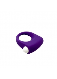 Фиолетовое эрекционное кольцо Puggle Vibrating Ring with Bullet - Adrien Lastic - в Кемерово купить с доставкой