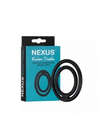 Черное двойное эрекционное кольцо Nexus Enduro Double - Nexus Range - в Кемерово купить с доставкой
