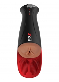Мастурбатор-вагина в колбе с вибрацией Fuck-O-Matic Pro XL - Pipedream - в Кемерово купить с доставкой