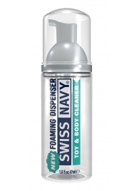 Очищающая пенка для игрушек и тела Toy   Body Cleaner Foamer - 47 мл. - Swiss navy - купить с доставкой в Кемерово