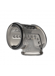 Дымчатая насадка на пенис и мошонку - Baile - в Кемерово купить с доставкой