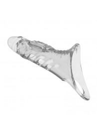 Прозрачная насадка на пенис - 22 см. - Baile - в Кемерово купить с доставкой