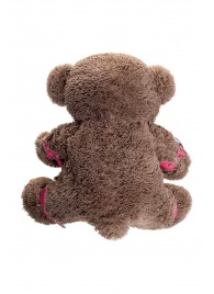 Бондажный набор: бурый мишка с розовыми оковами и наручниками - Pecado - купить с доставкой в Кемерово