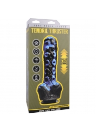 Черно-синяя мини-машина на присоске Tendril Thruster - 21,6 см. - Doc Johnson - купить с доставкой в Кемерово