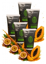 Набор из 5 съедобных лубрикантов JUJU со вкусом тропических фруктов - JuJu - купить с доставкой в Кемерово