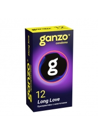 Презервативы с анестетиком для продления удовольствия Ganzo Long Love - 12 шт. - Ganzo - купить с доставкой в Кемерово