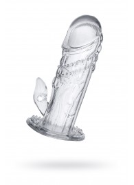 Прозрачная насадка на пенис Uco - 13 см. - A-toys - в Кемерово купить с доставкой
