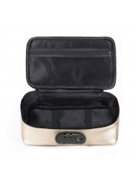 Золотистая сумочка для хранения игрушек Discreet Box - Dorcel - купить с доставкой в Кемерово