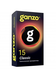 Классические презервативы с обильной смазкой Ganzo Classic - 15 шт. - Ganzo - купить с доставкой в Кемерово