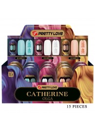 Набор из 15 мастурбаторов Catherine Olga - Baile - в Кемерово купить с доставкой