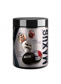 Черные утолщенные презервативы MAXUS Extra Strong с железным кейсом - 15 шт. - Maxus - купить с доставкой в Кемерово
