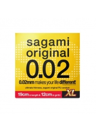 Презерватив увеличенного размера Sagami Original 0.02 XL-size - 1 шт. - Sagami - купить с доставкой в Кемерово