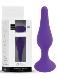 Фиолетовая анальная втулка Silcone Purple Plug Medium - 11 см. - Boys of Toys в Кемерово Фиолетовая анальная втулка Silcone Purple Plug Medium - 11 см. - Boys of Toys