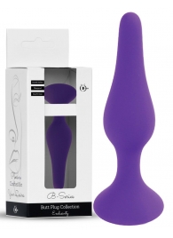 Фиолетовая анальная втулка Silcone Purple Plug Large - 12,5 см. - Boys of Toys в Кемерово Фиолетовая анальная втулка Silcone Purple Plug Large - 12,5 см. - Boys of Toys