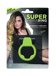 Люминесцентное эрекционное виброкольцо Super - Clara Morgane - в Кемерово купить с доставкой