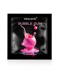 Саше съедобной оральной смазки OraLove с ароматом бабл-гам - 3 гр. - Биоритм - купить с доставкой в Кемерово