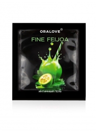 Саше съедобной оральной смазки OraLove с ароматом фейхоа - 3 гр. - Биоритм - купить с доставкой в Кемерово