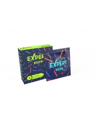 Светящиеся в темноте презервативы Expert Neon - 3 шт. - Expert - купить с доставкой в Кемерово
