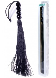 Черная силиконовая плеть - 37 см. - Boys of Toys - купить с доставкой в Кемерово