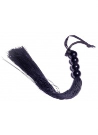 Черная силиконовая плеть - 37 см. - Boys of Toys - купить с доставкой в Кемерово