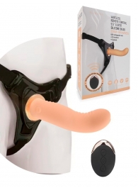 Женский вибрострапон со съемной насадкой и пультом ДУ - Erokay - купить с доставкой в Кемерово