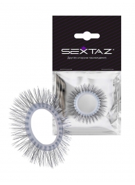 Круглое эрекционное кольцо с «ресничками» - Sextaz - в Кемерово купить с доставкой