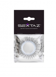 Круглое эрекционное кольцо с длинными «ресничками» - Sextaz - в Кемерово купить с доставкой