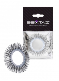 Круглое эрекционное кольцо с длинными «ресничками» - Sextaz - в Кемерово купить с доставкой