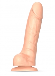 Телесный фаллоимитатор Sliding Skin Realistic Dildo XXL с подвижной кожей - 20 см. - Strap-on-me