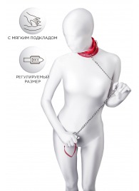 Красный ошейник с подкладкой из меха - ToyFa - купить с доставкой в Кемерово