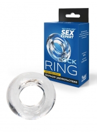 Прозрачное эрекционное кольцо-бублик - Sex Expert - в Кемерово купить с доставкой