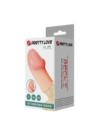 Телесная насадка на пенис Huel - 9 см. - Baile - в Кемерово купить с доставкой