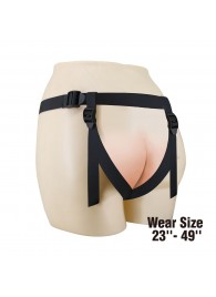 Черные трусики харнесс с платформой Caludio I - Baile - купить с доставкой в Кемерово