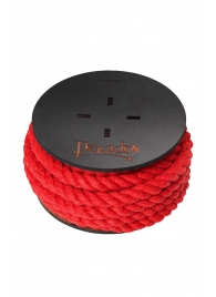 Красная веревка для шибари на катушке - 5 м. - Pecado - купить с доставкой в Кемерово
